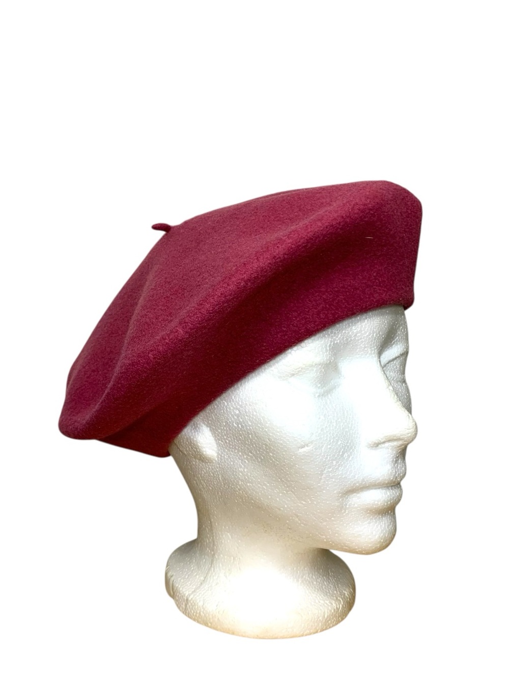 Kangol 100% Wool French Beret Hat Pink Classic Head Wear Made U Kingdom O/S
